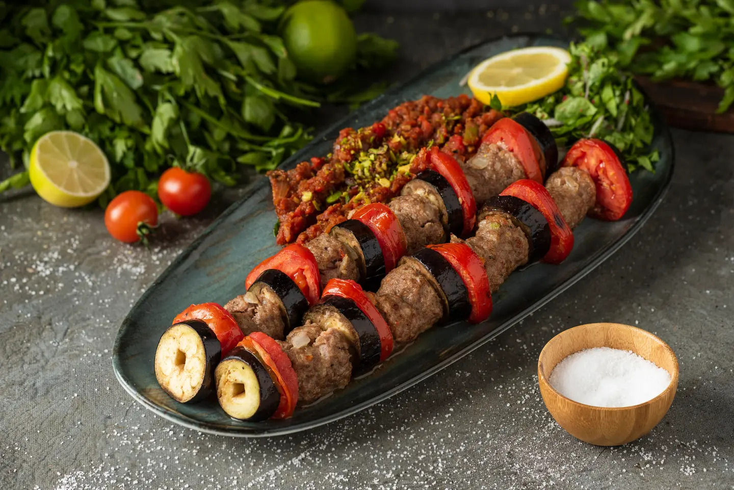 كباب باذنجان  - 2 سيخ