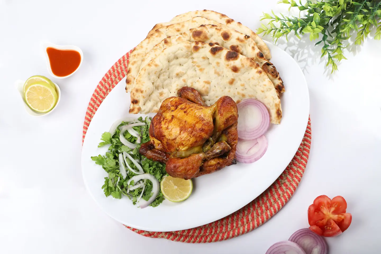 دجاج شواية سادة - ربع دجاجة