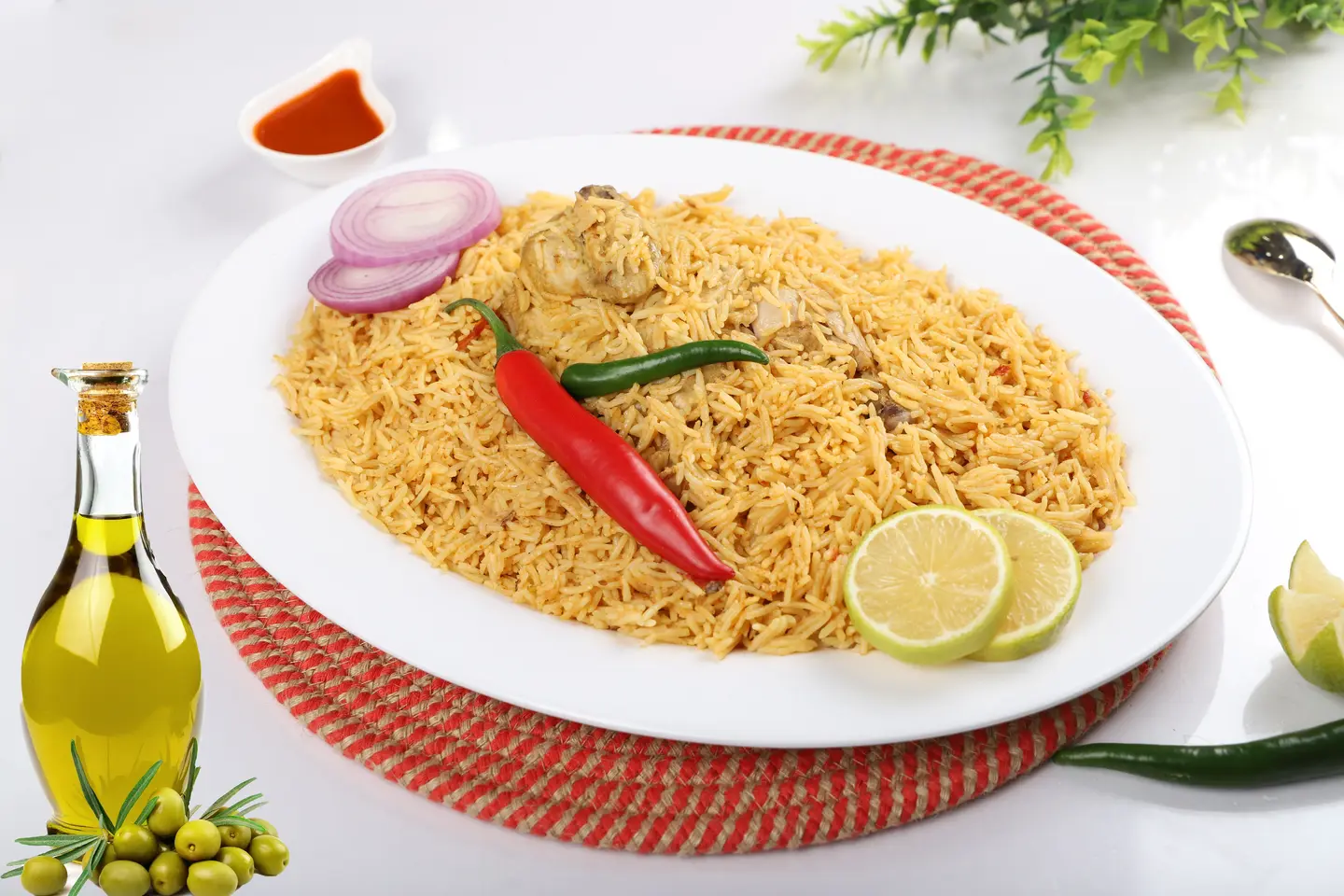 دجاج مضغوط - نصف دجاجة