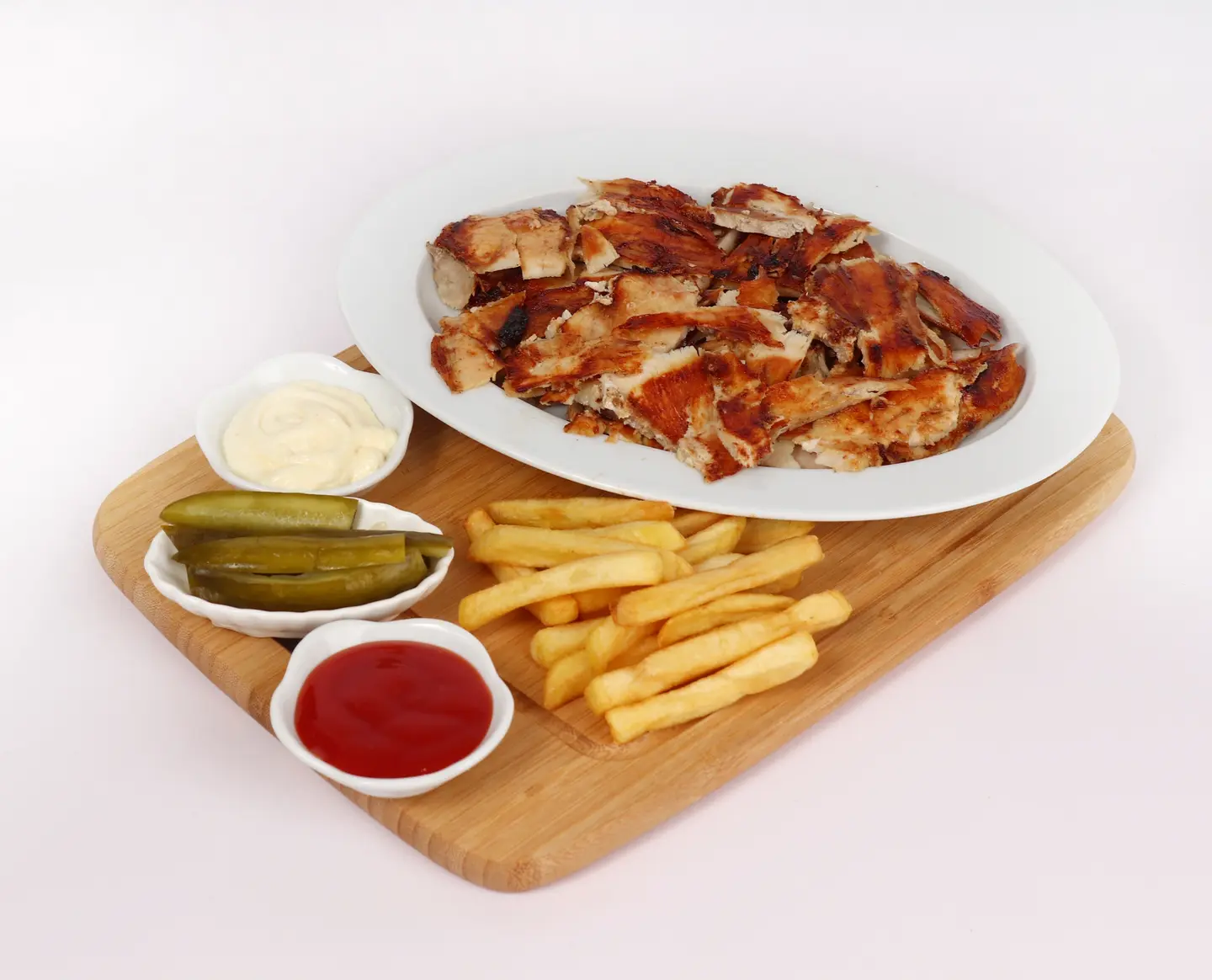 صحن دجاج فرط - وسط