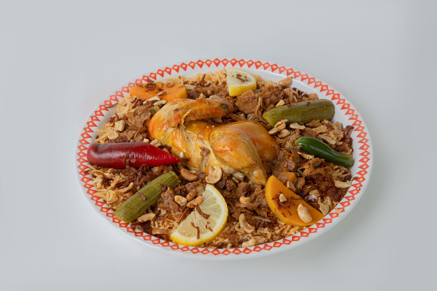 دجاج مندي - نصف دجاجة