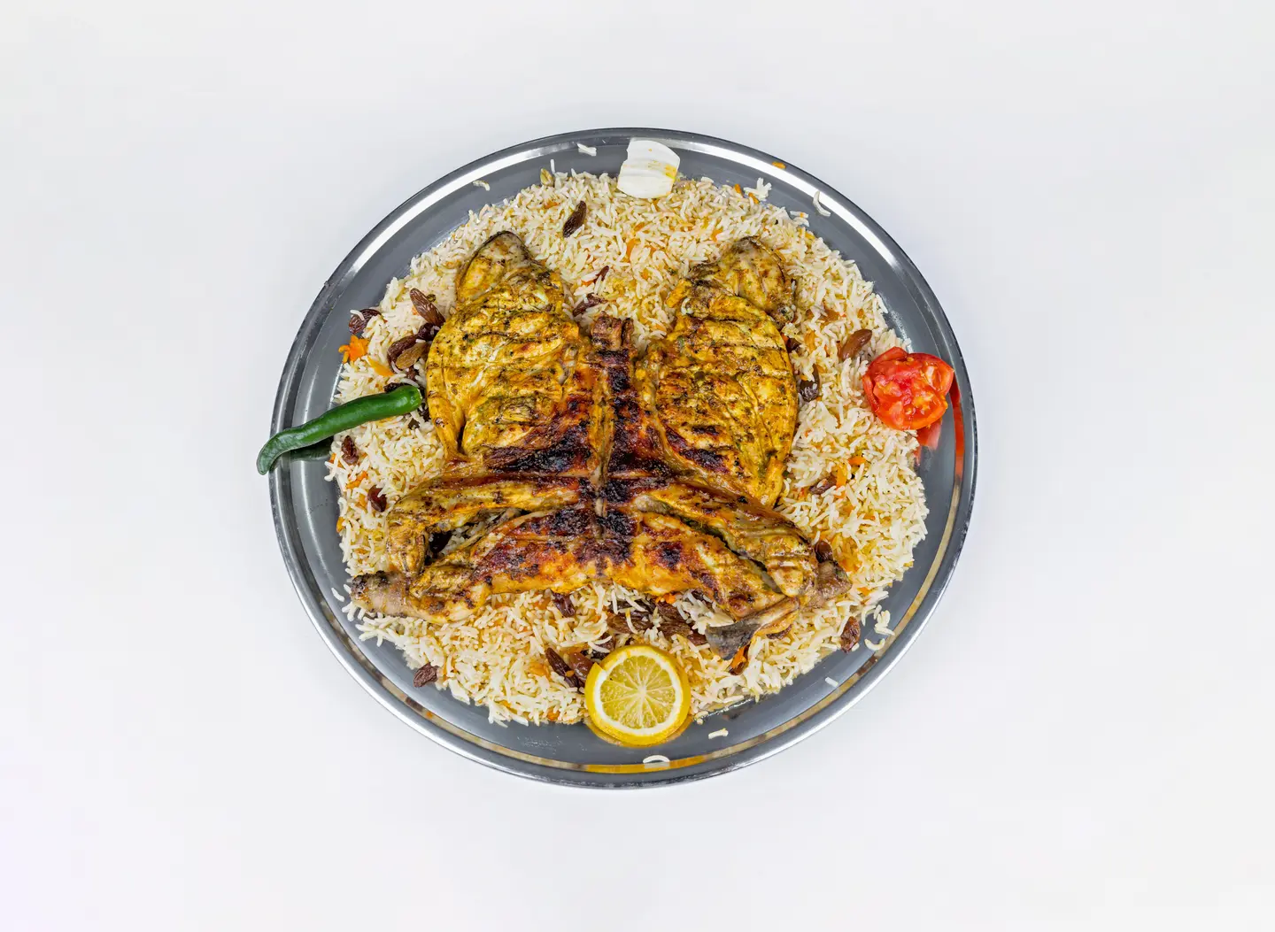 Charcoal Chicken With Rice - 1 Chicken