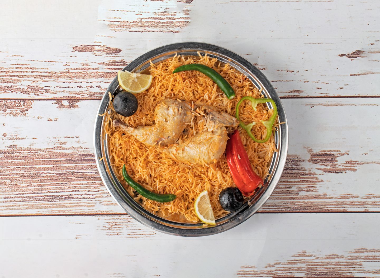 دجاج مضغوط - نصف دجاجة