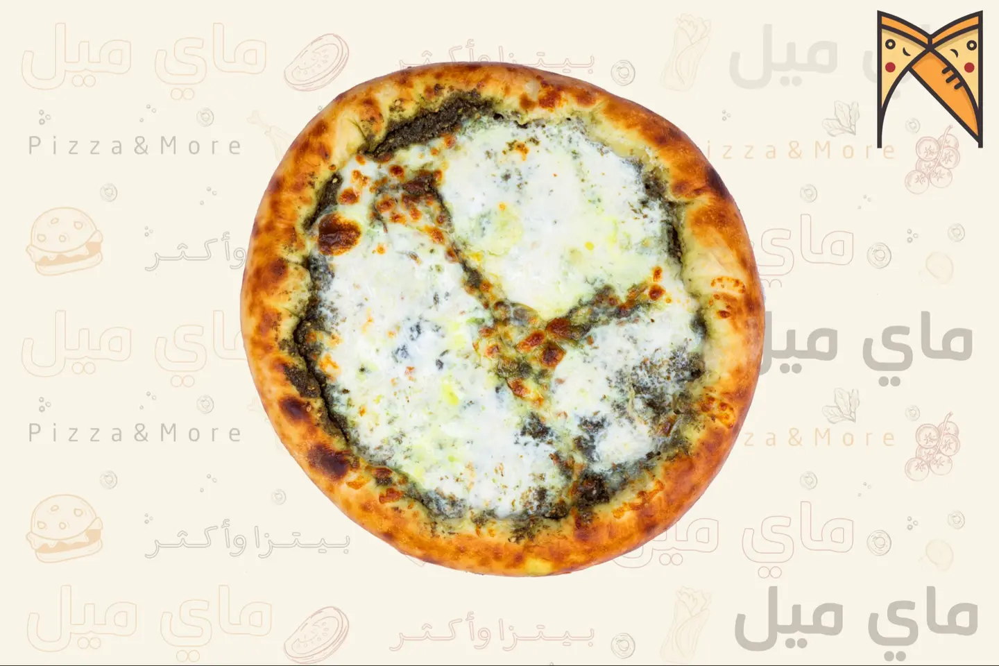 بيتزا زعتر اطراف جبن - كبير