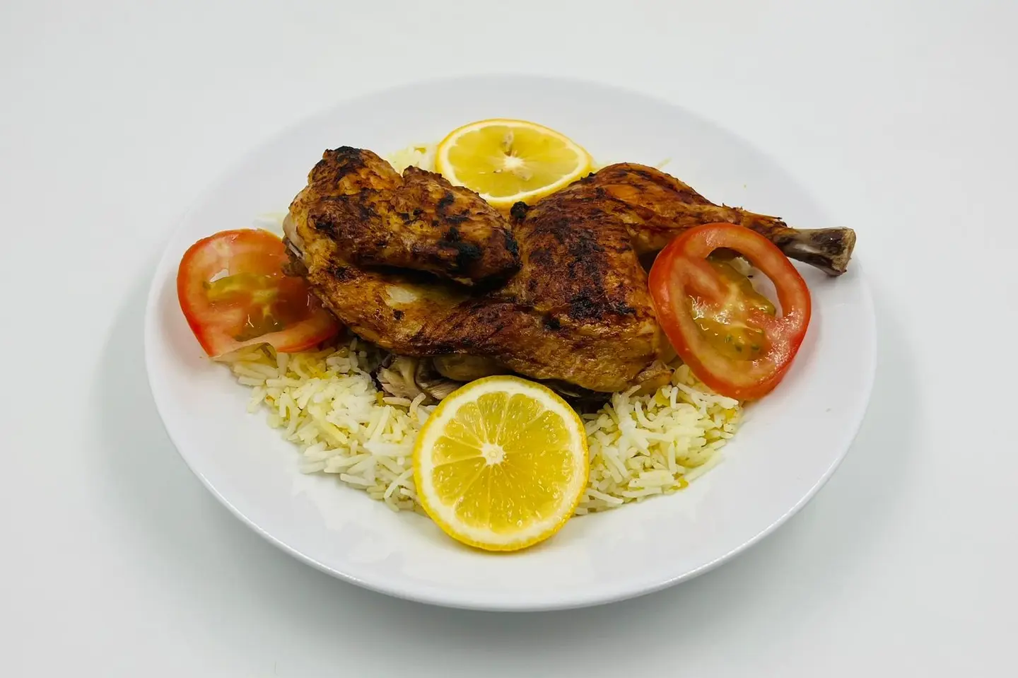 رز بالدجاج  - نصف دجاجة