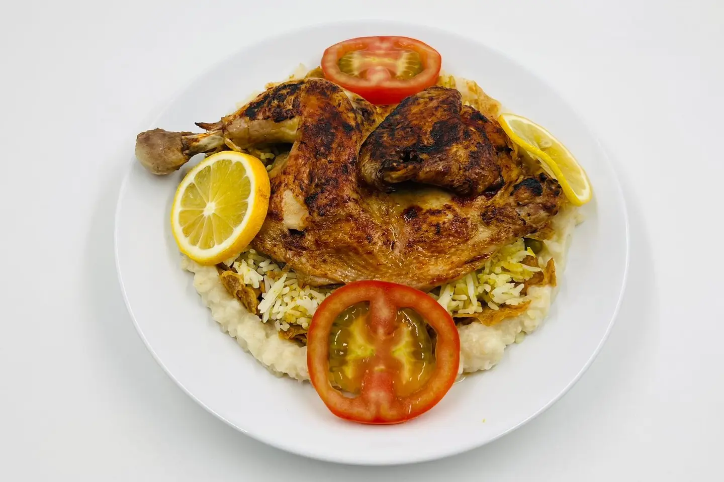 مثلوثة  - نصف دجاجة