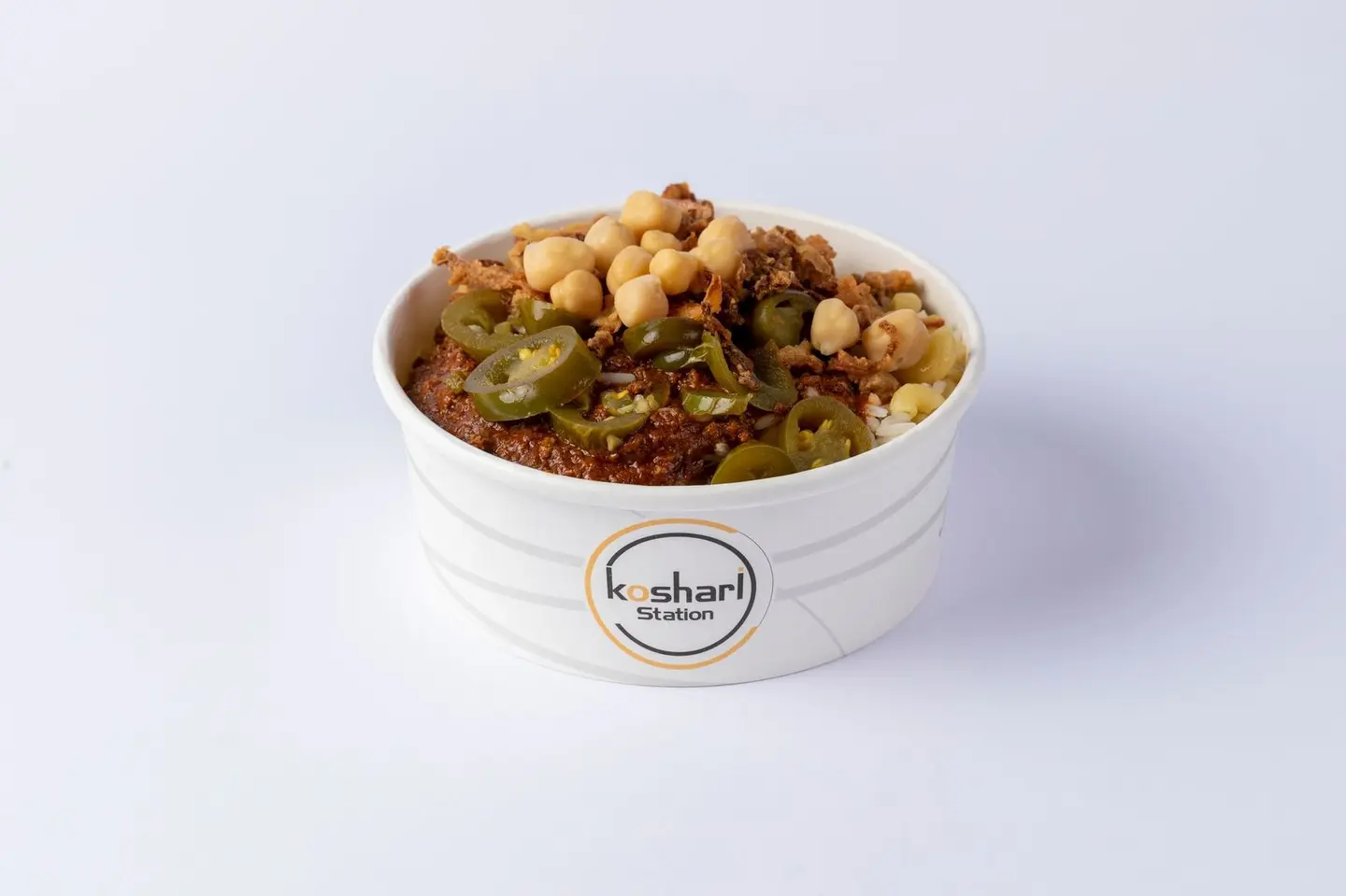 كشري هالابينو اللحم - وسط