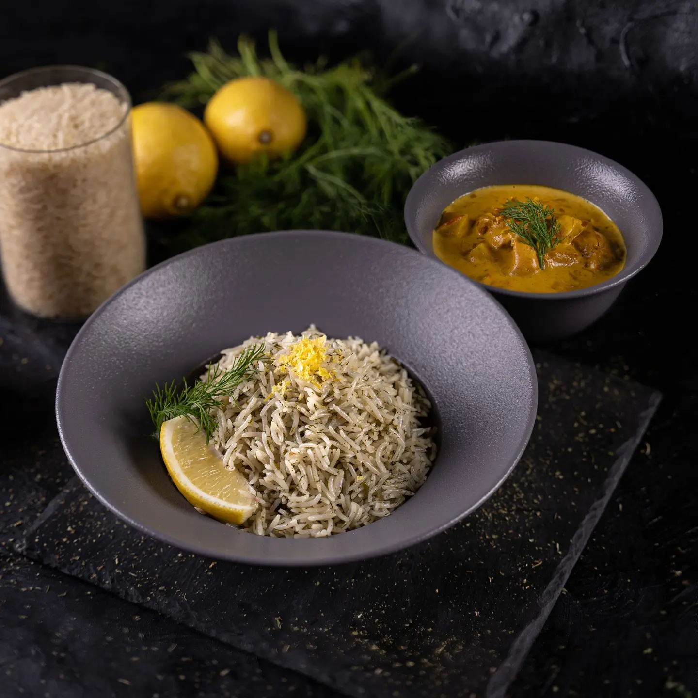 Rice With Dill And Chicken Sauce - Small