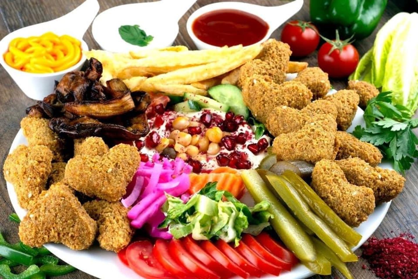 صحن فلافل - صحن فلافل-كبير