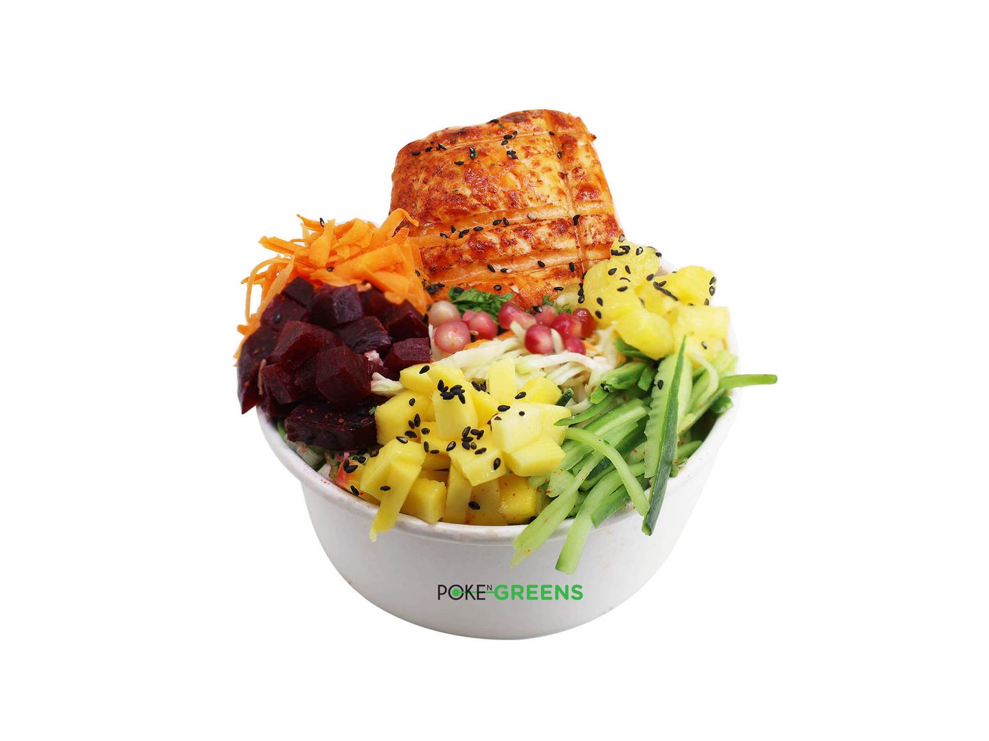 Grilled Salmon Poke Bowl - Small