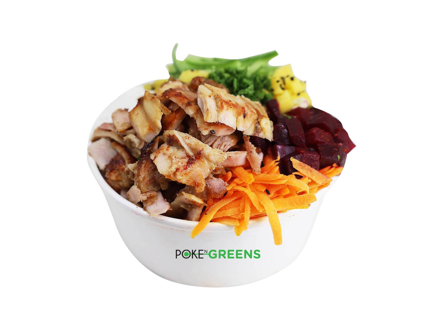 Grilled Chicken Greek Poke Bowl - Small
