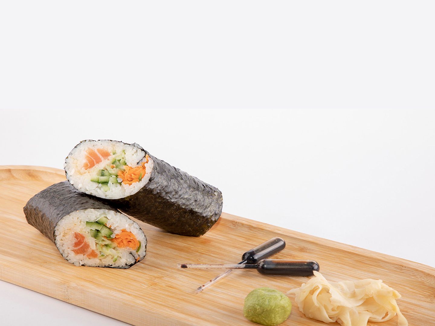 Salmon Sushi Or Burritos - Sushi Jumbo 8 Pcs