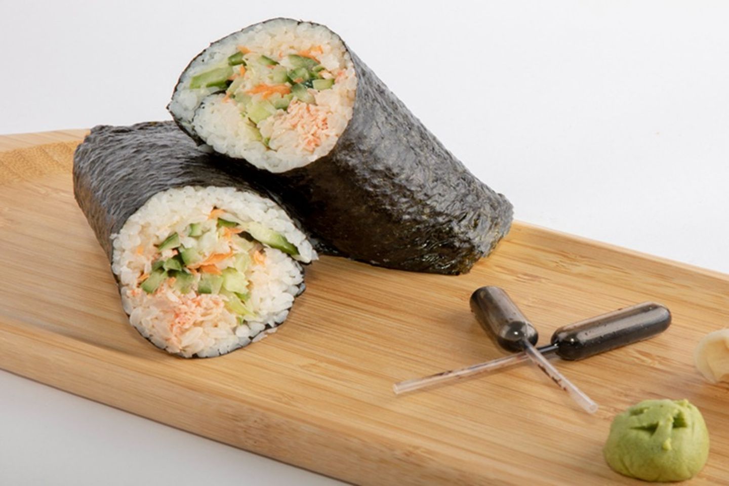 Tuna Sushi Or Burritos - Burritos Jumbo Cut In Two