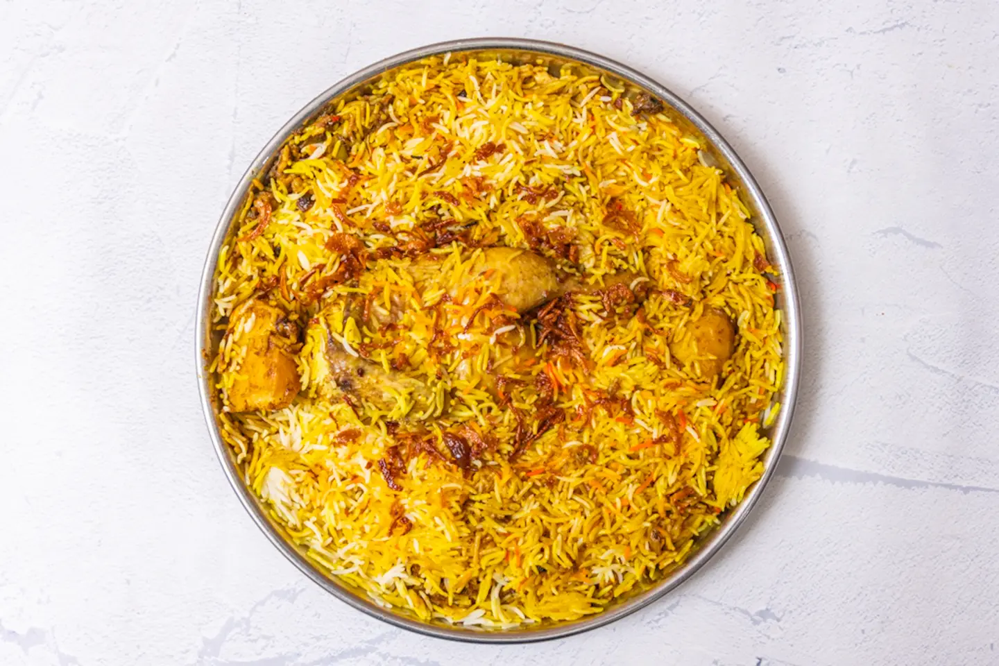 Chicken Zurbian With Rice - Quarter Of A Chicken
