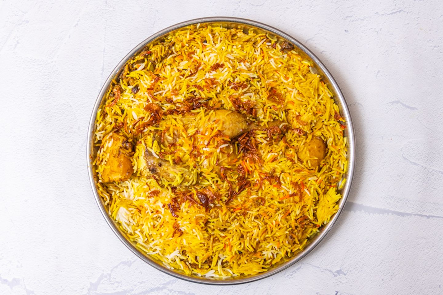 Chicken Zurbian With Rice - Quarter Of A Chicken