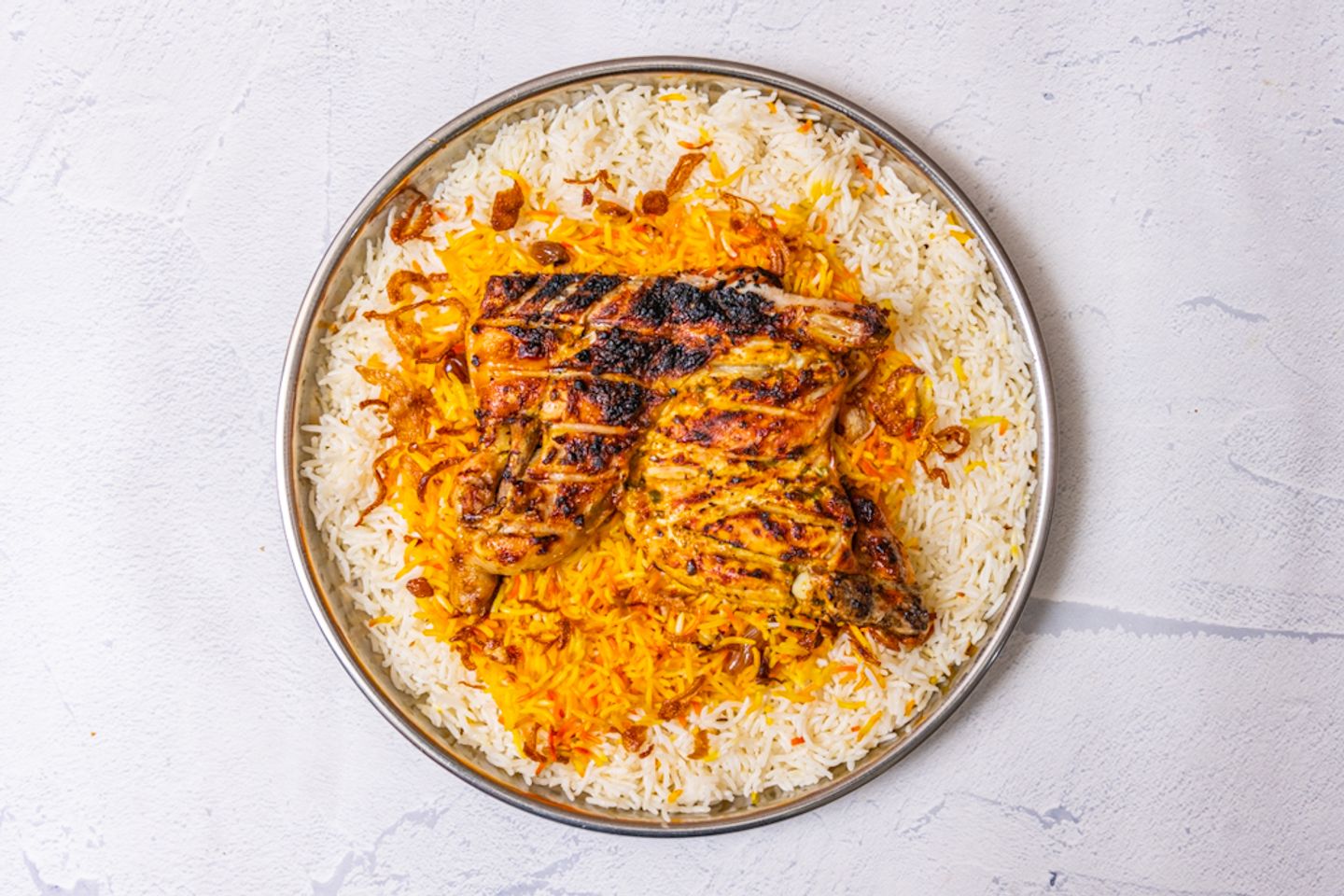 Charcoal Chicken With Rice - Half A Chicken
