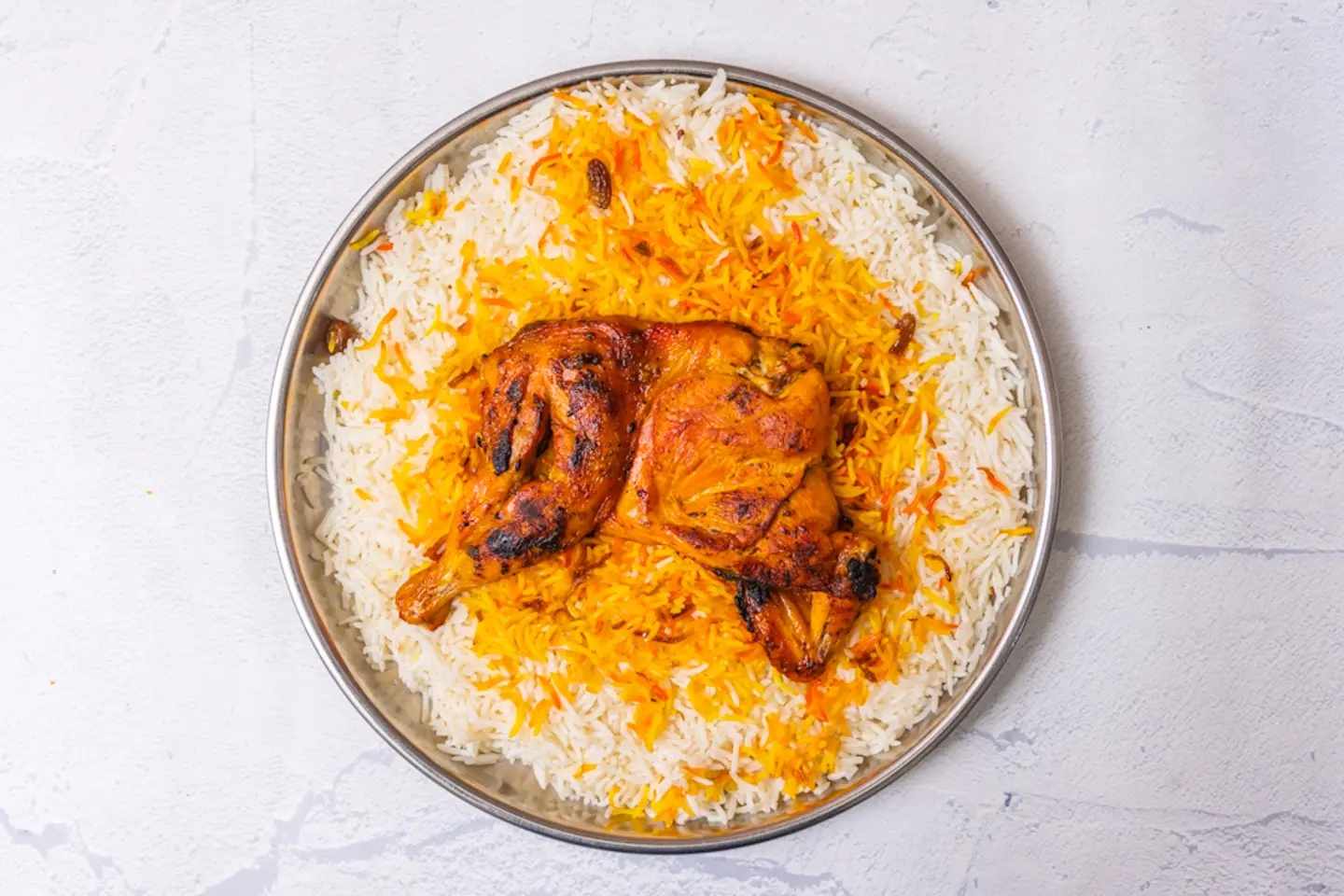 Chicken Madbi With Rice - Quarter Of A Chicken