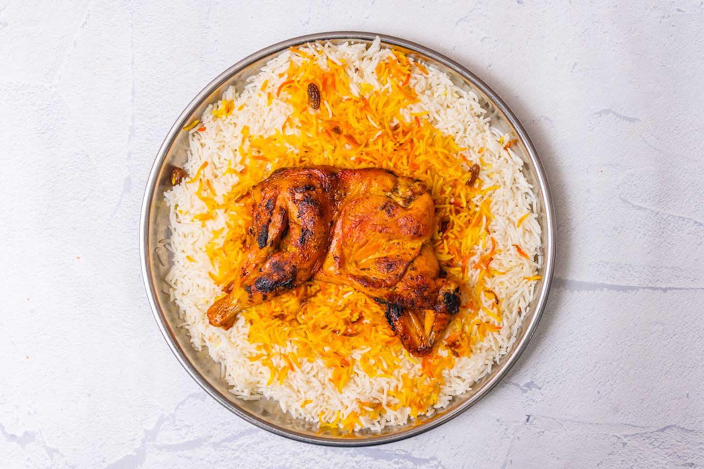 Chicken Madbi With Rice - Quarter Of A Chicken