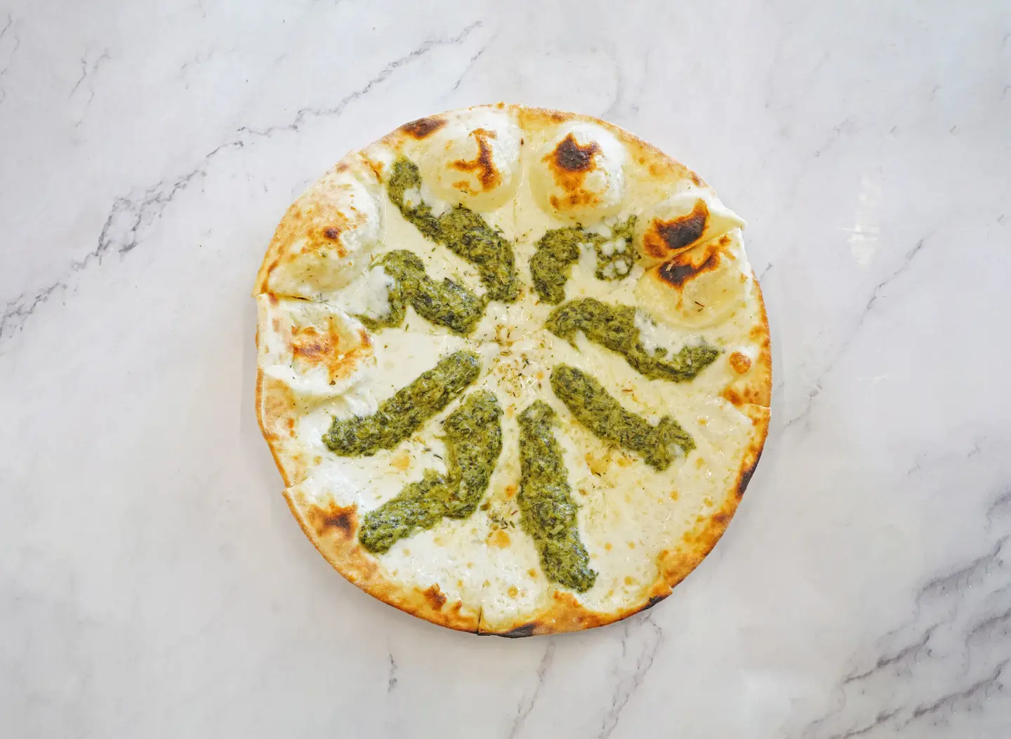 Creamy Spinach Pizza - Small