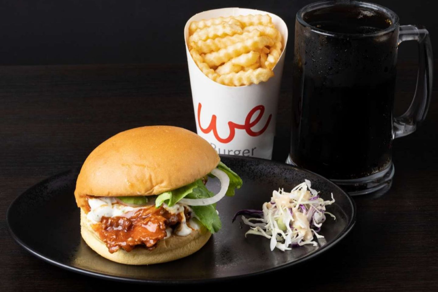 Meal Buffalo Burger - Single Patty