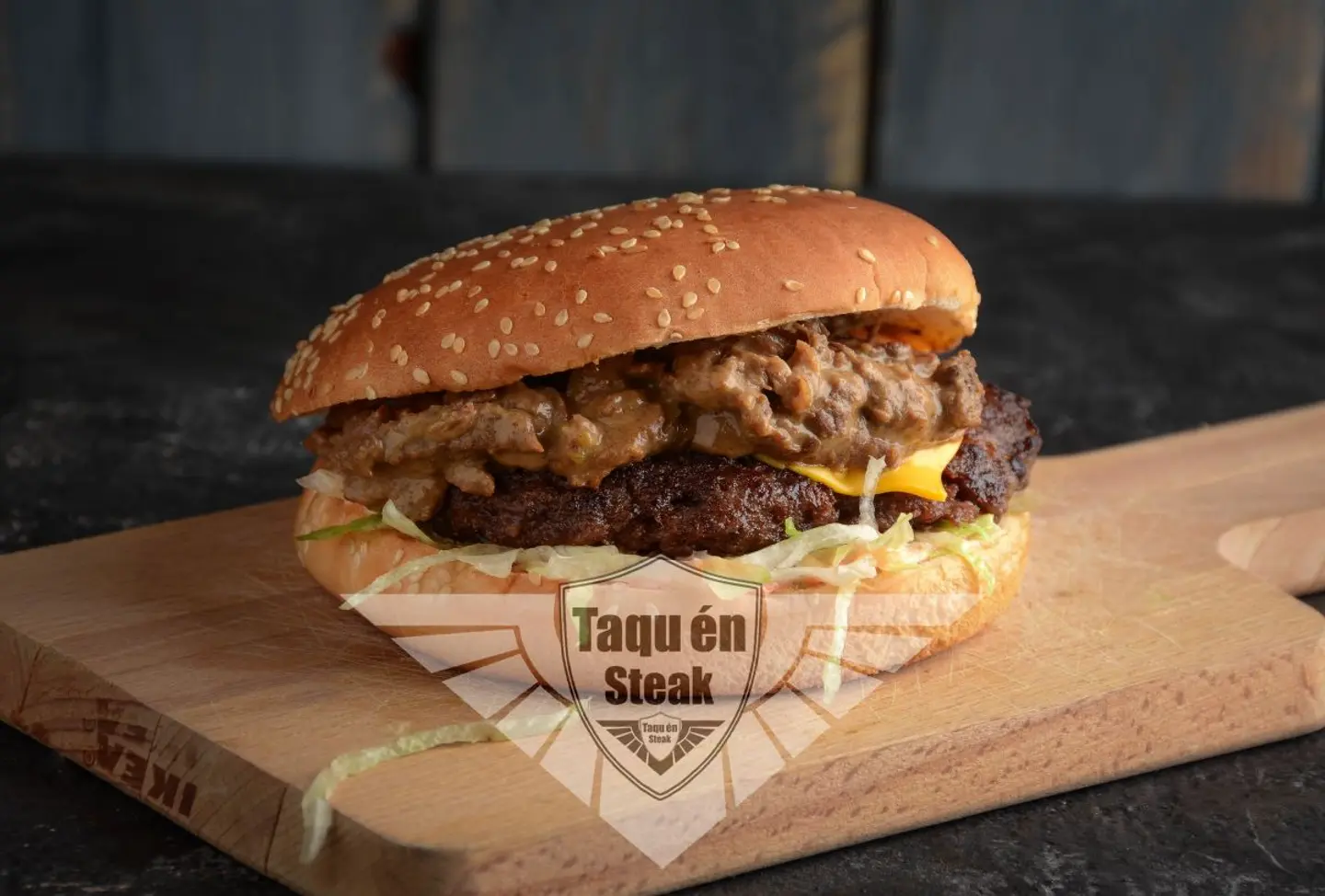 Cheese Steak Burger - Chicken