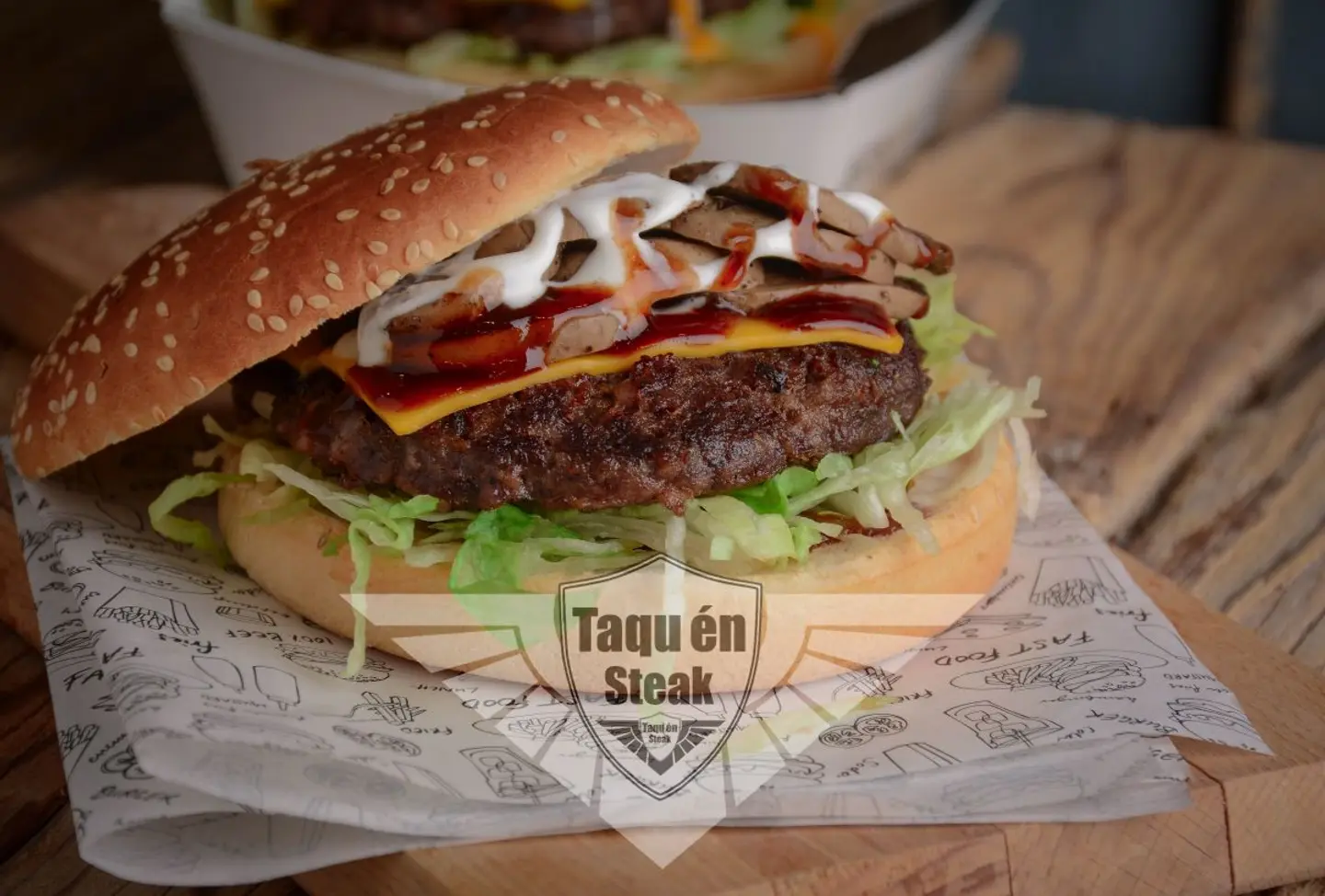 Mushroom Burger - Chicken