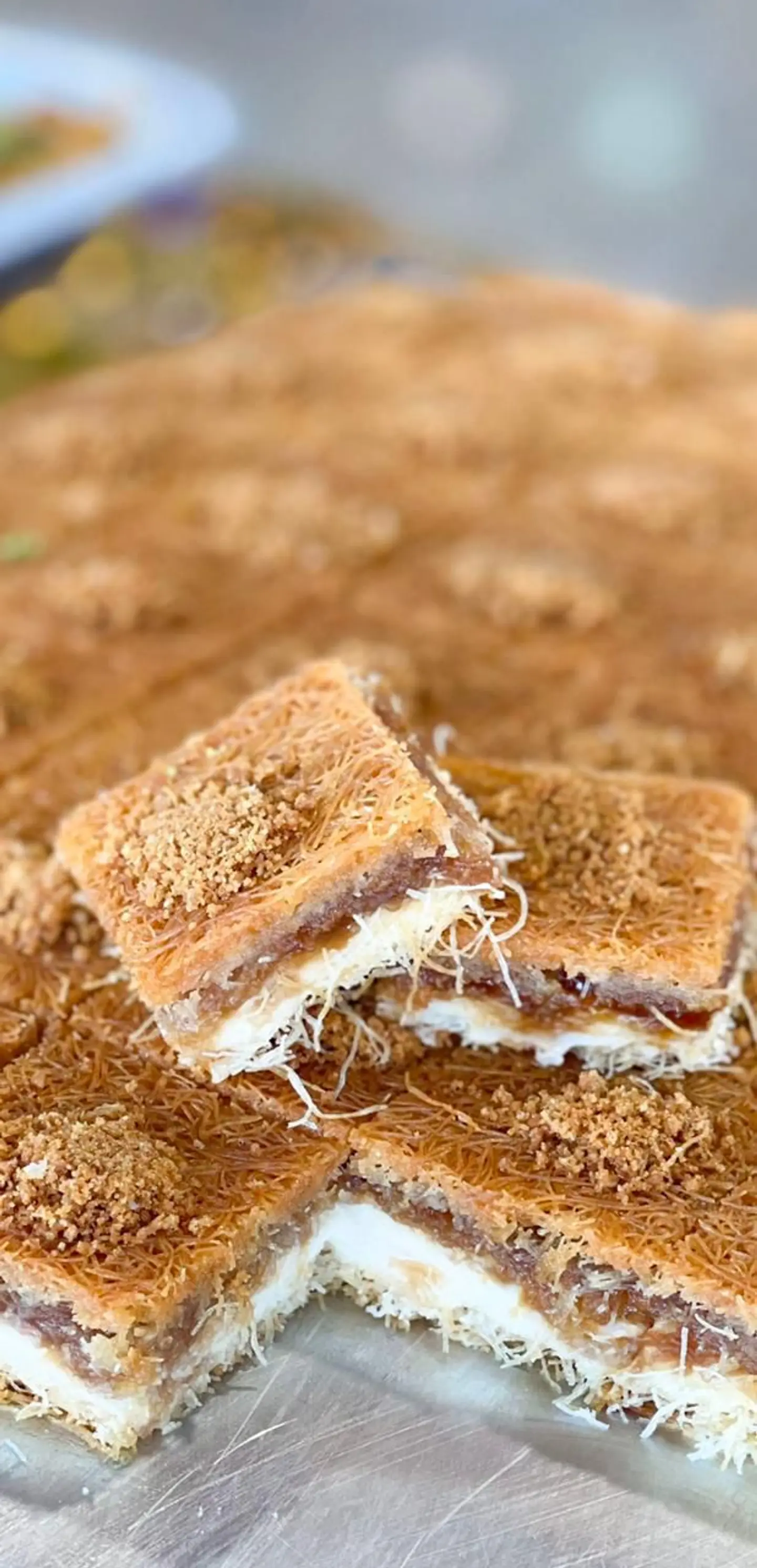كنافة لوتس - وسط