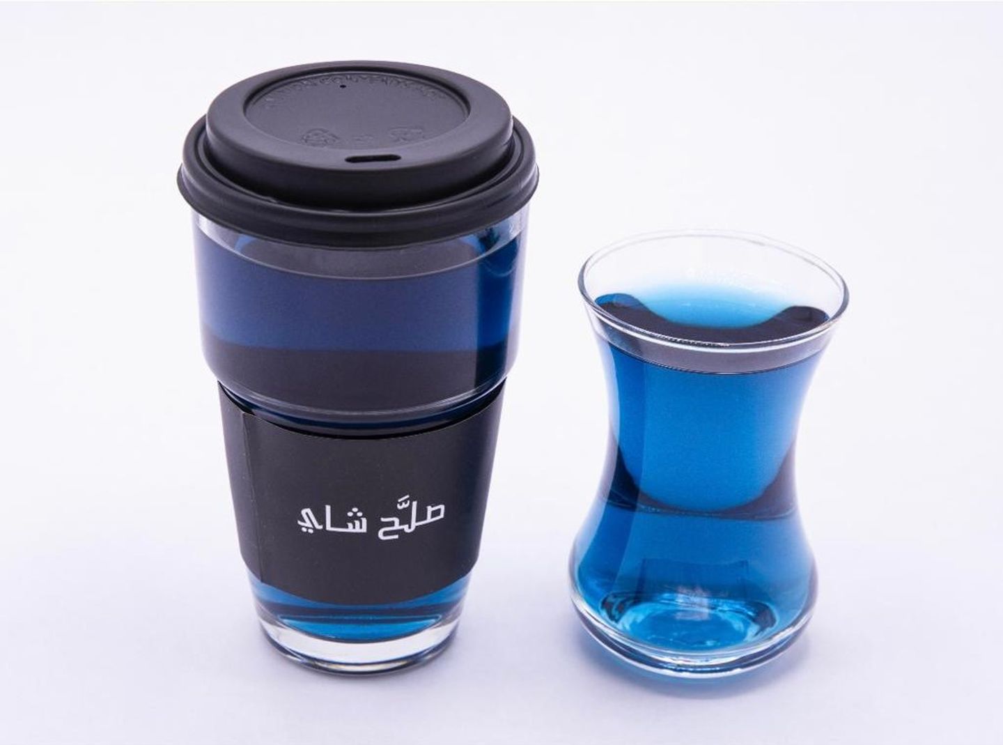شاي أزرق   - كبير
