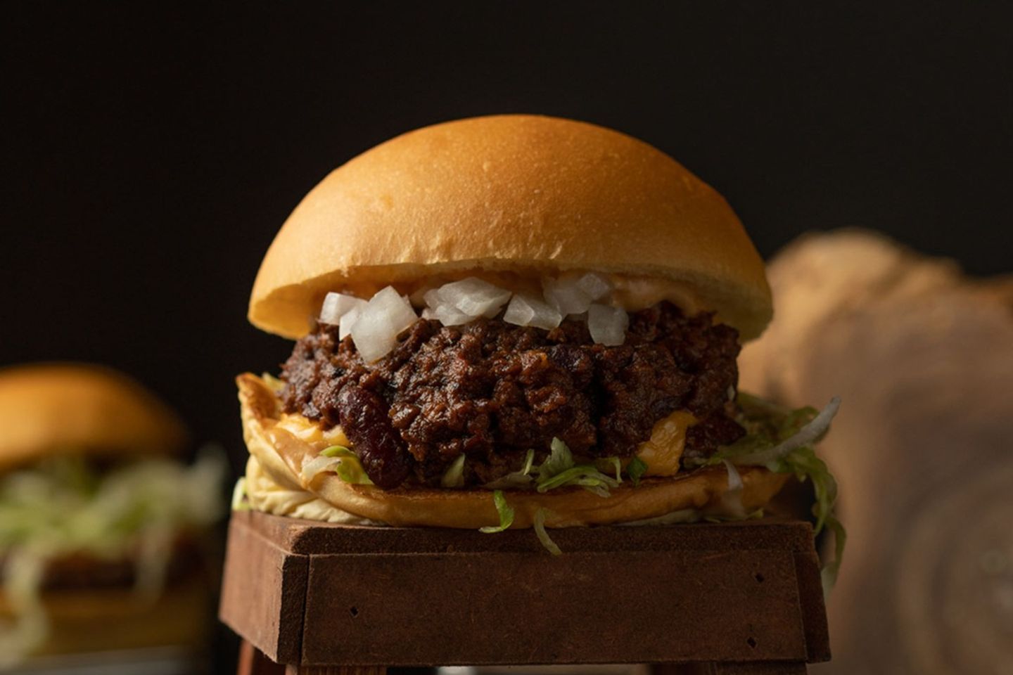 Chilli beef burger - Double Patty