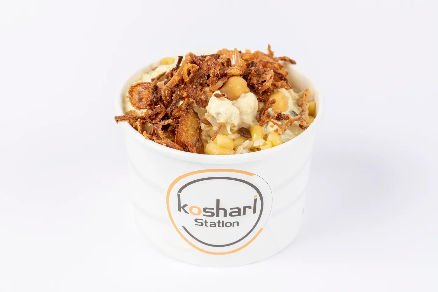 Kushari With Cream And Chicken - Large