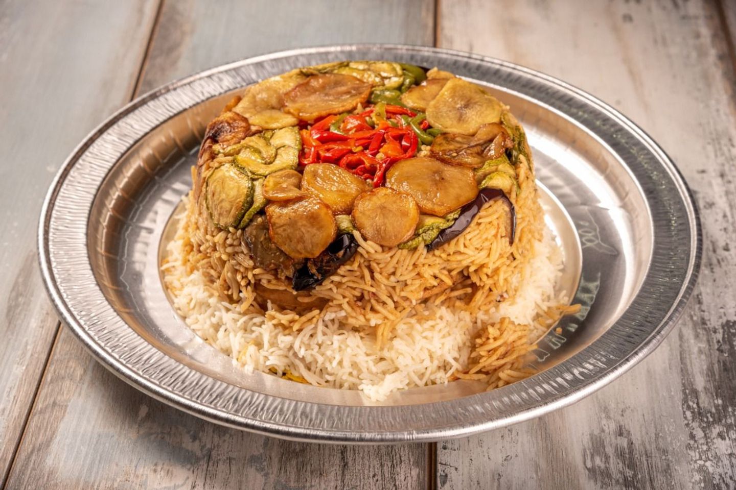 Maqluba - Half A Chicken