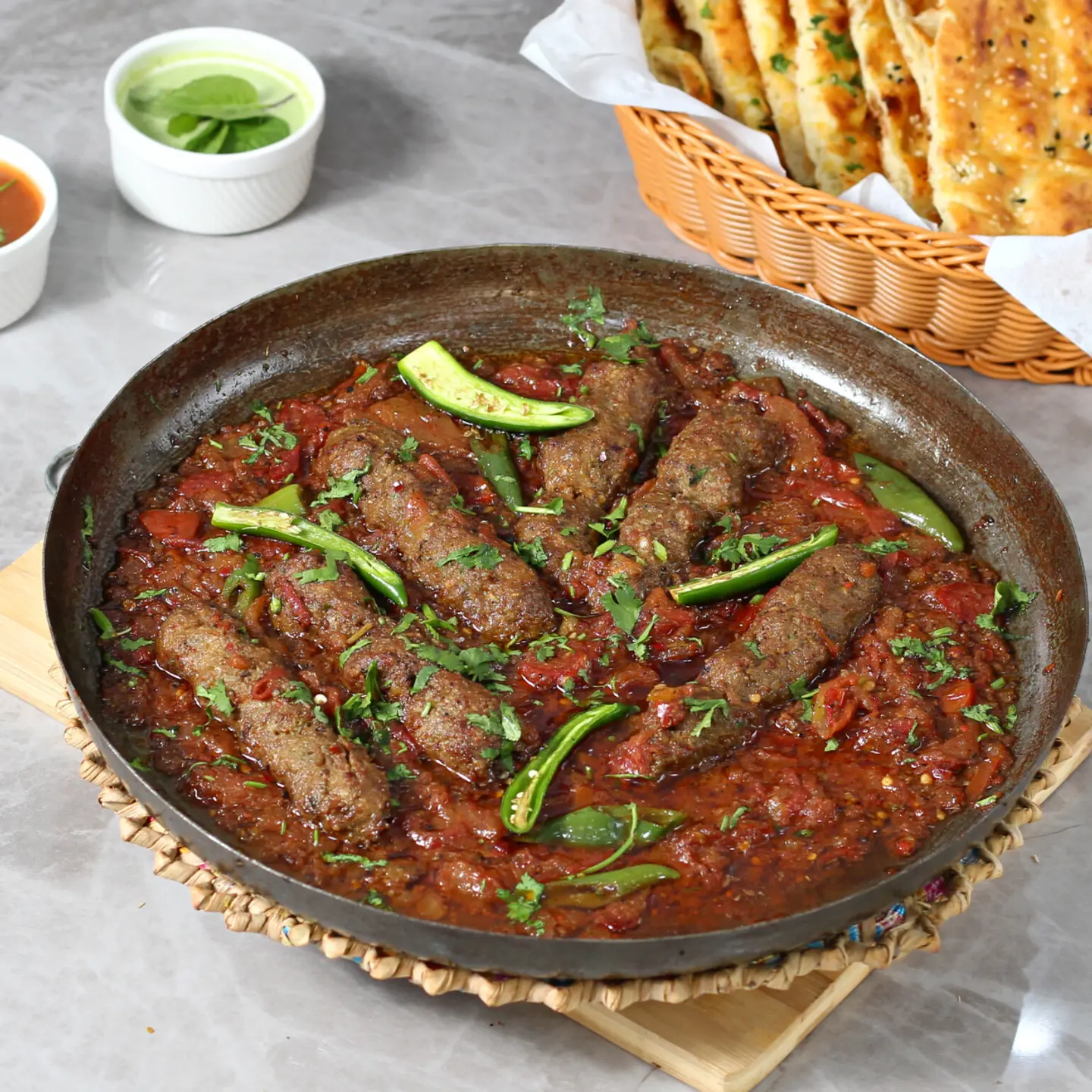 Seekh Kabab Karahi  - Half