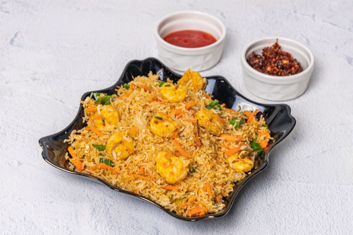 Kottu String Hoppers Shrimps - Half