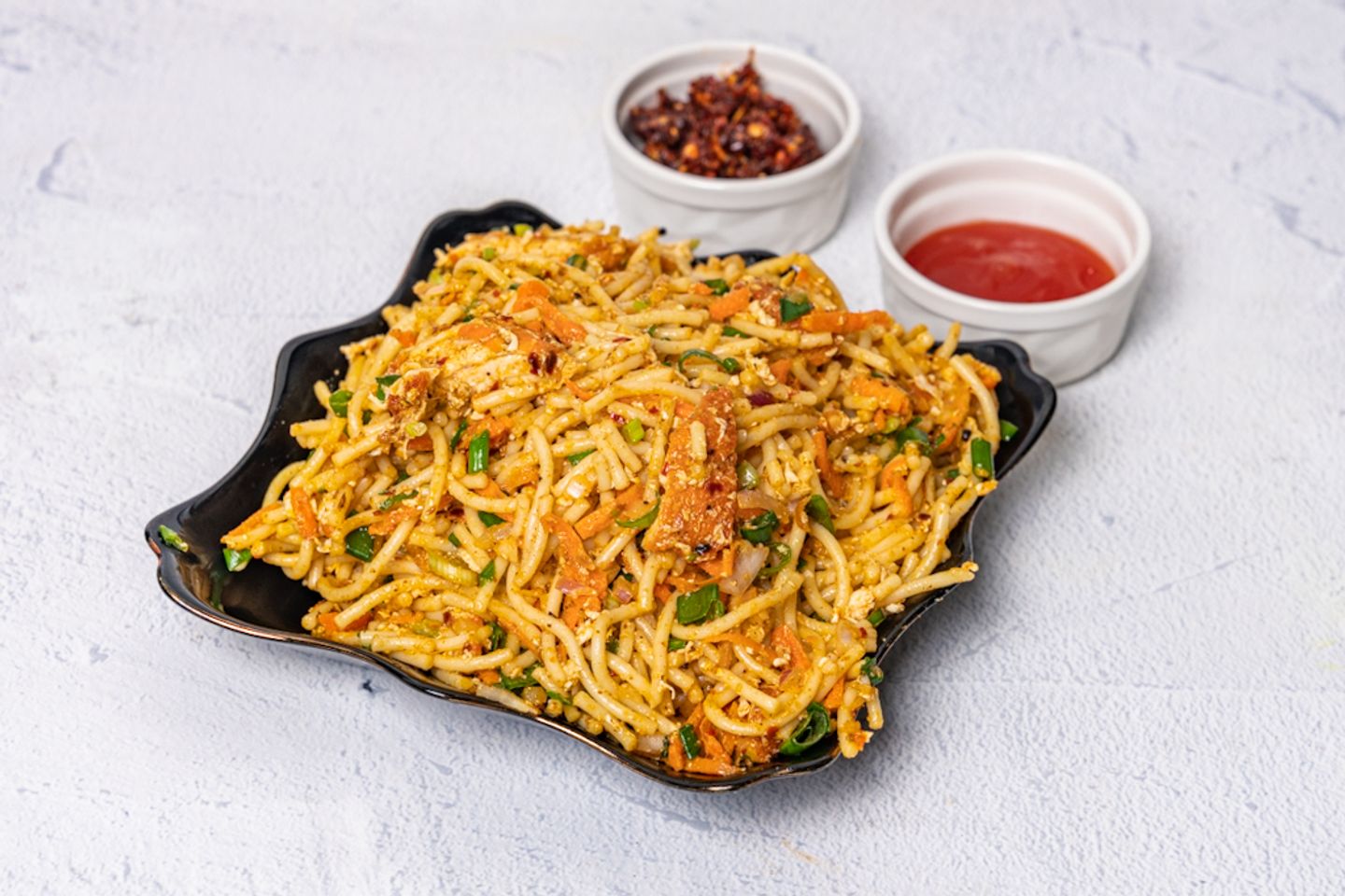 Kottu Noodles/Spaghetti Chicken - Half