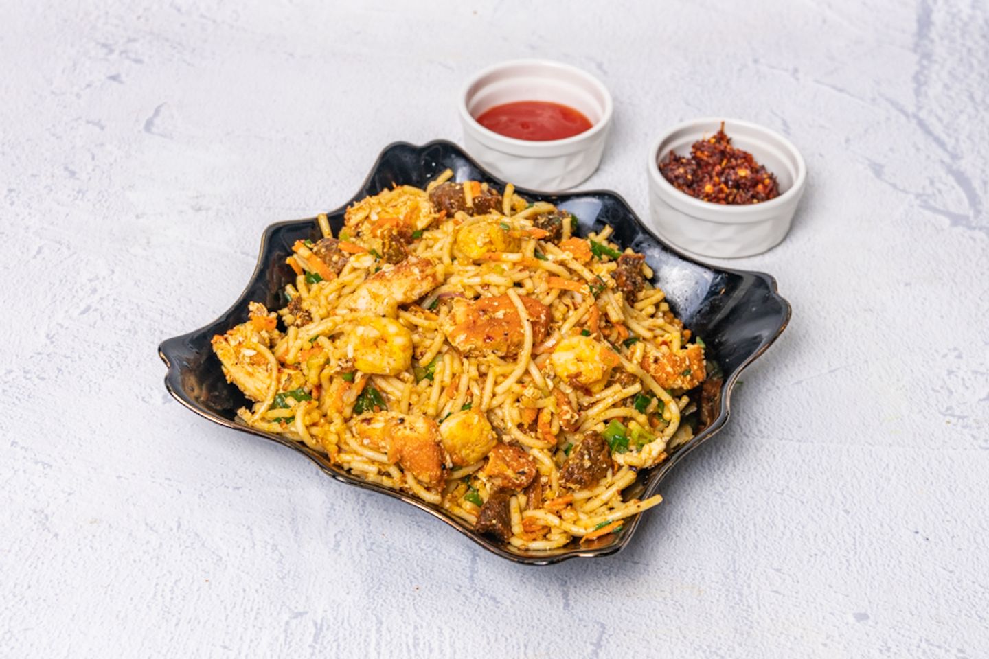Kottu Noodles/Spaghetti Mix - Half