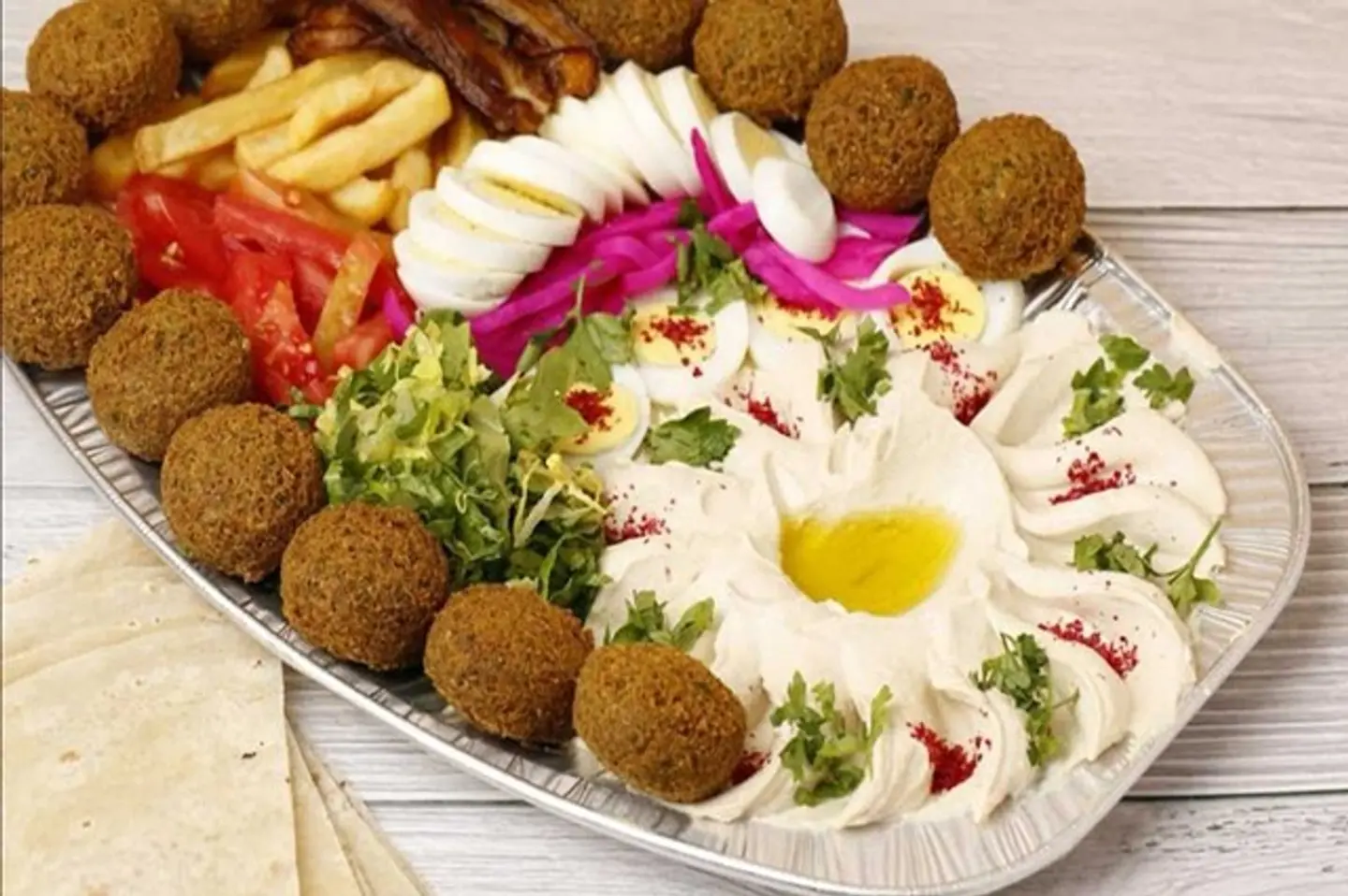 صحن مشكل فلافل - صغير