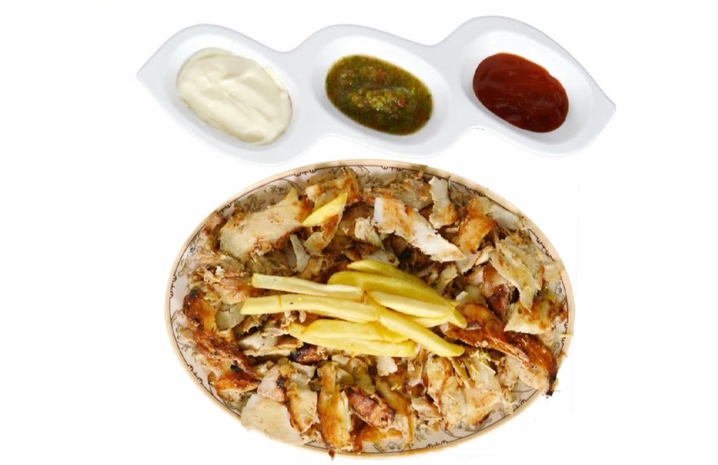 صحن مشكل لحم ودجاج  - صغير