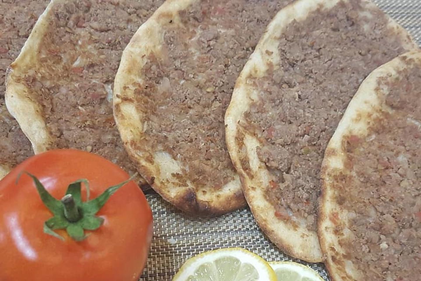 Shami Sfiha With Pomegranate Molasses - Medium