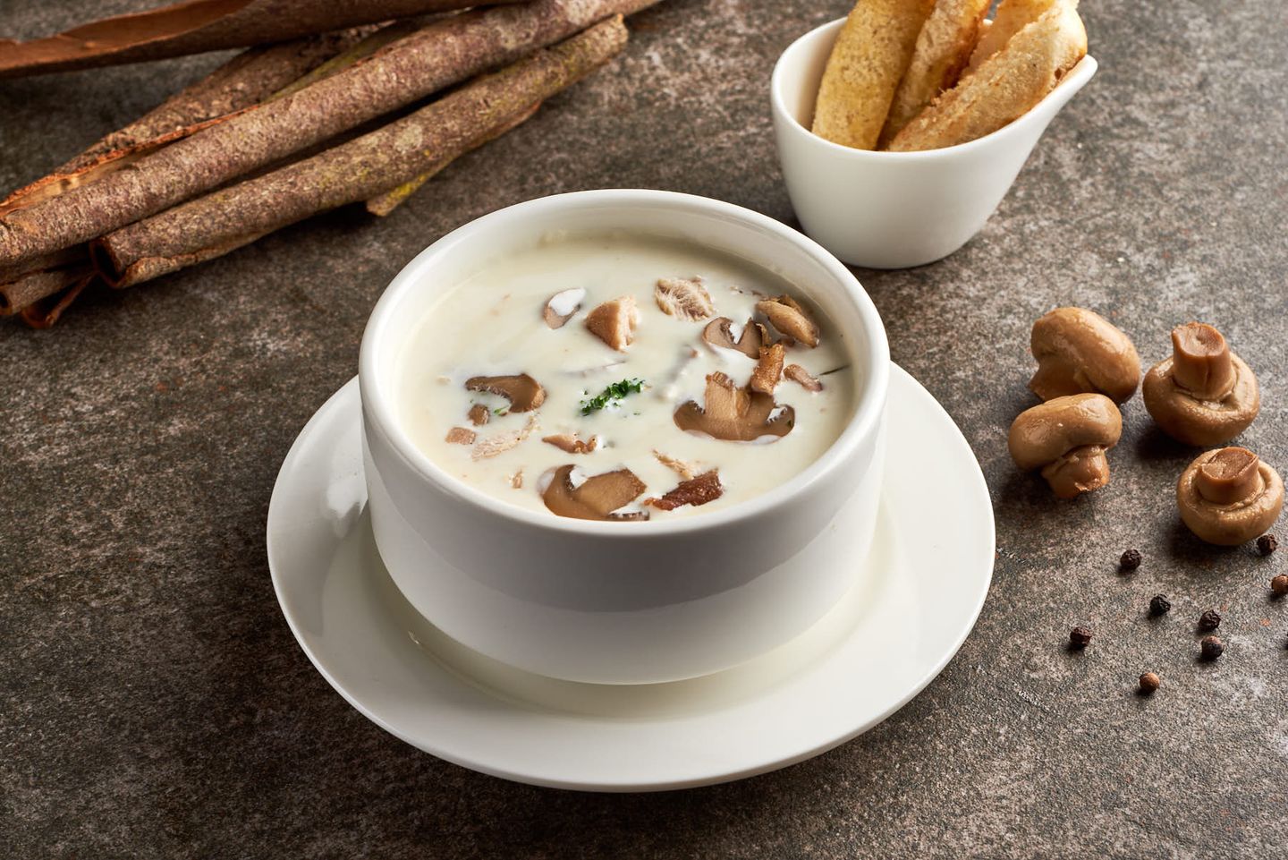 Cream Of Mushroom/Chicken Soup - Mushroom