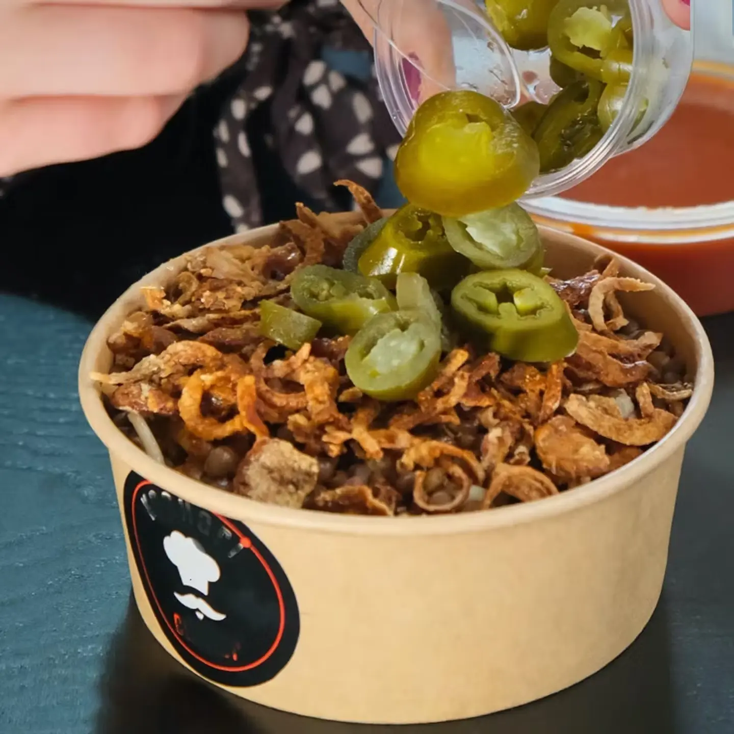 Afndina Koshari  With Jalapeno - Small