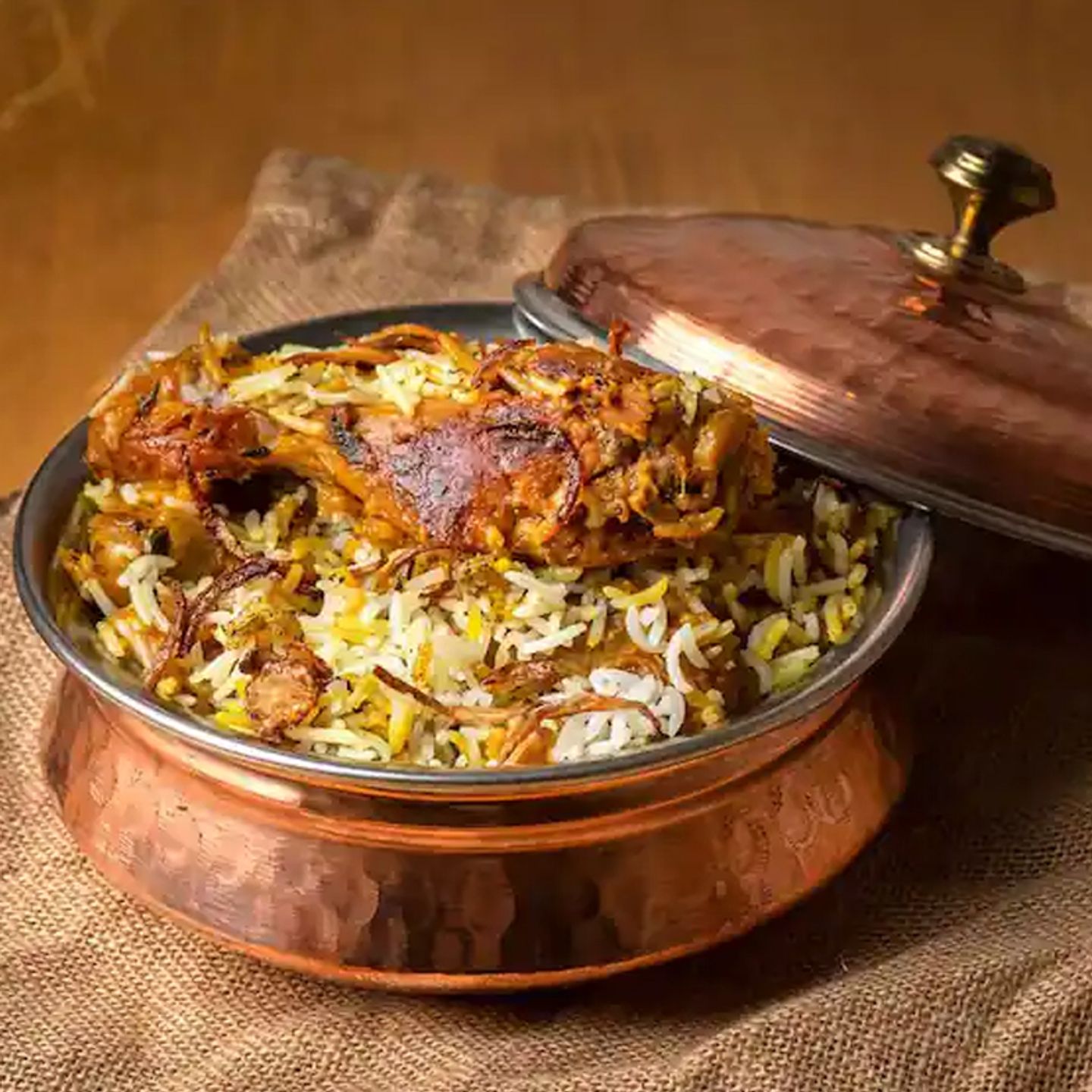 Chicken Biryani  - Chicken Pcs