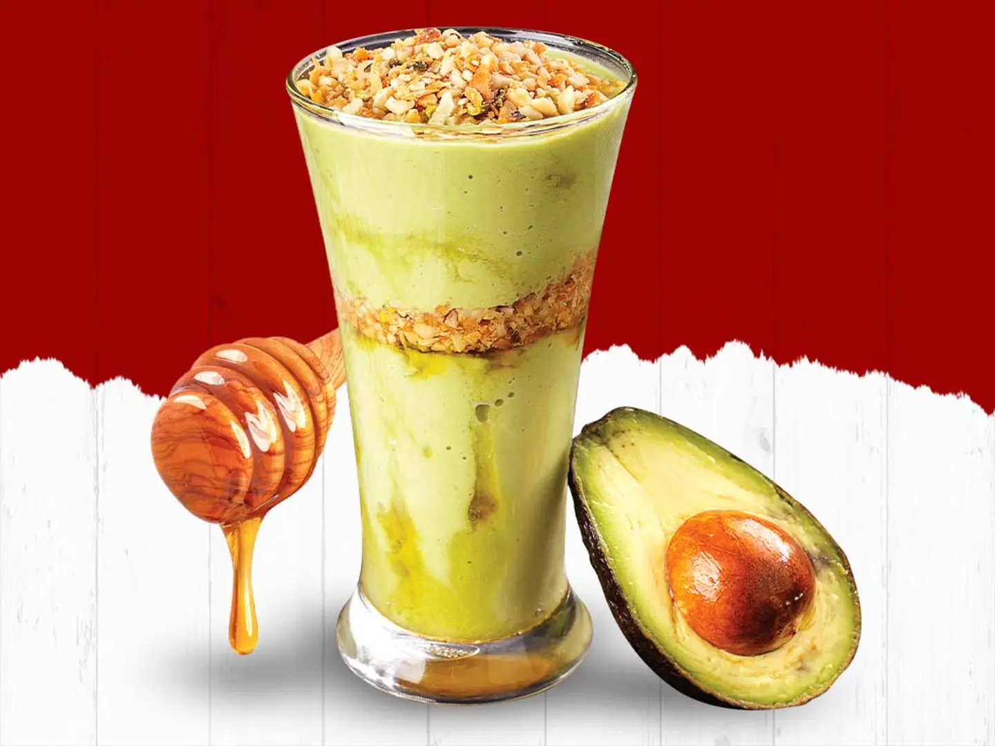 أفوكادو عسل ومكسرات