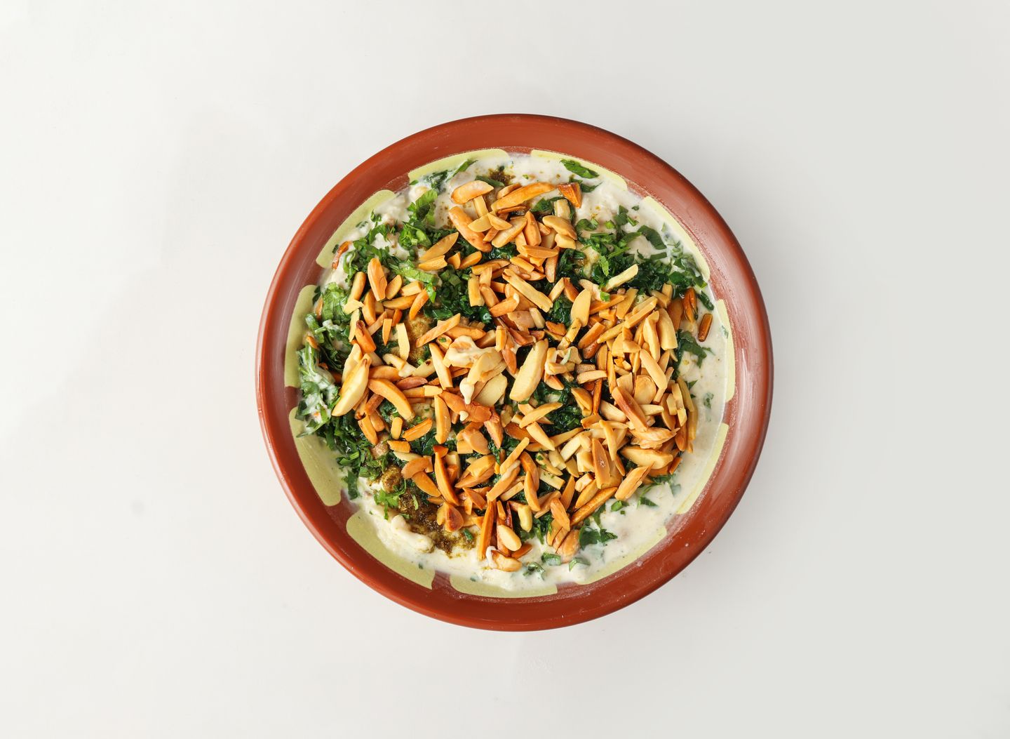 Hummus Fatteh With Ghee And Almonds - Small Dish