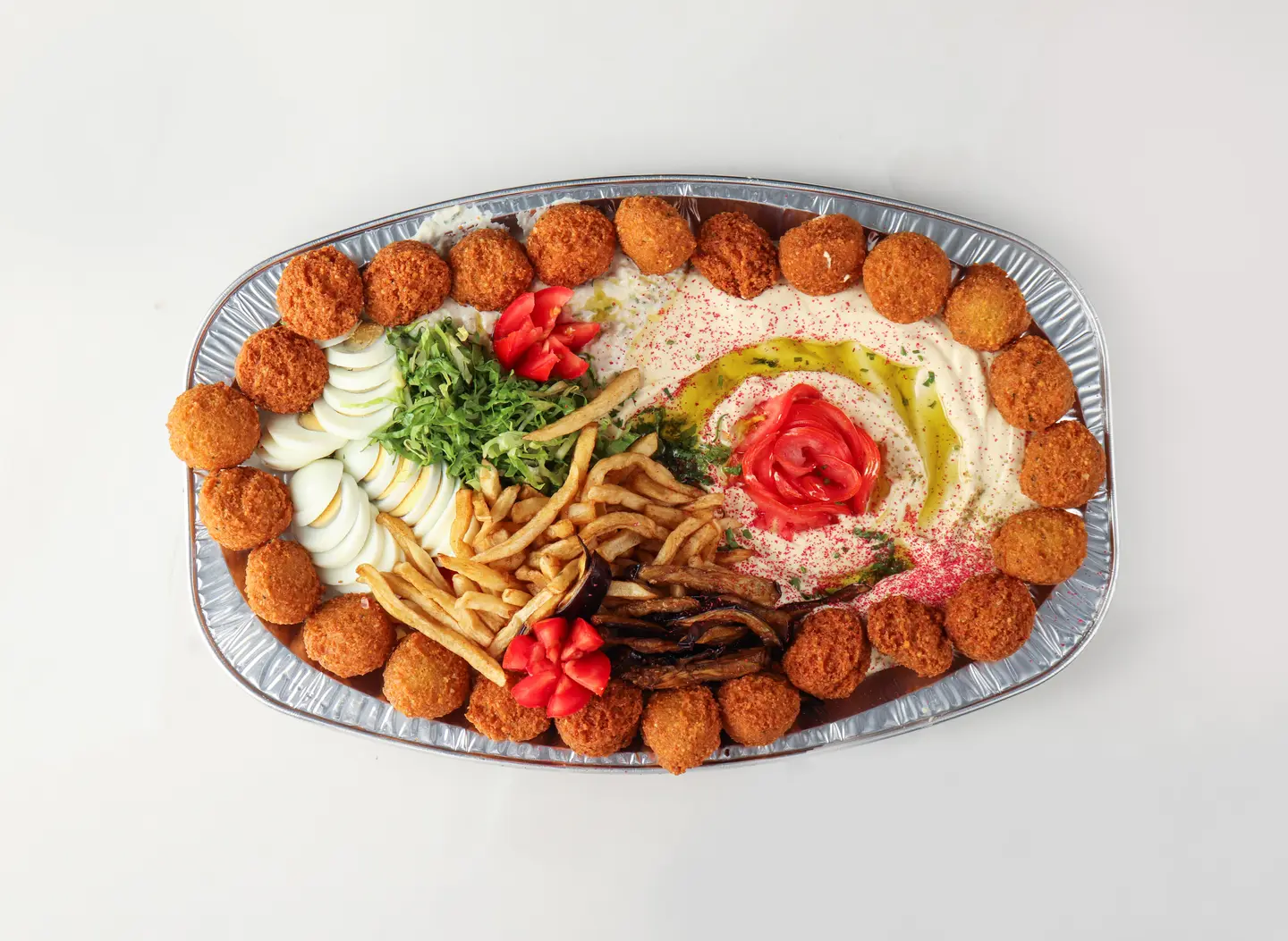 صحن مشكل فلافل - صغير
