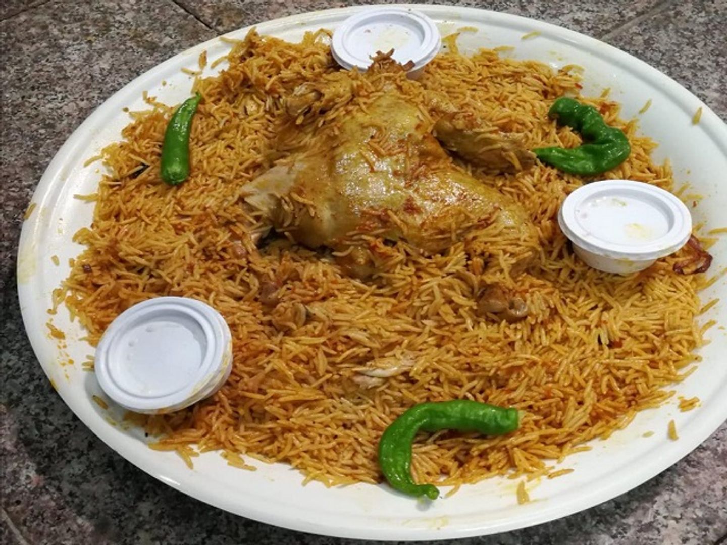 دجاج مضغوط - نص حبة دجاج