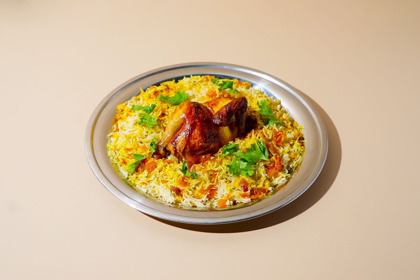 دجاج شواية - نص حبة دجاج مع أرز بشاور