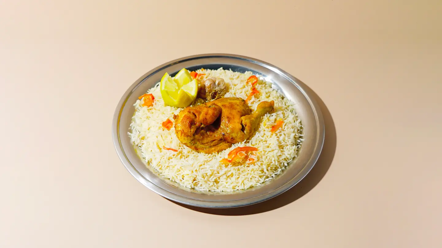 مندي دجاج - نص حبة دجاج مندي
