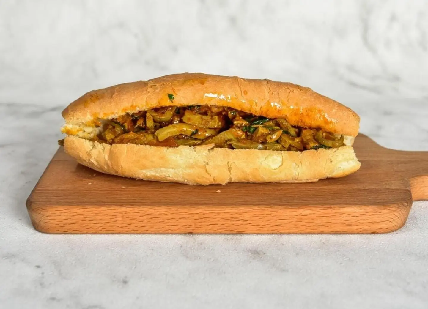 كبدة - ساندويش