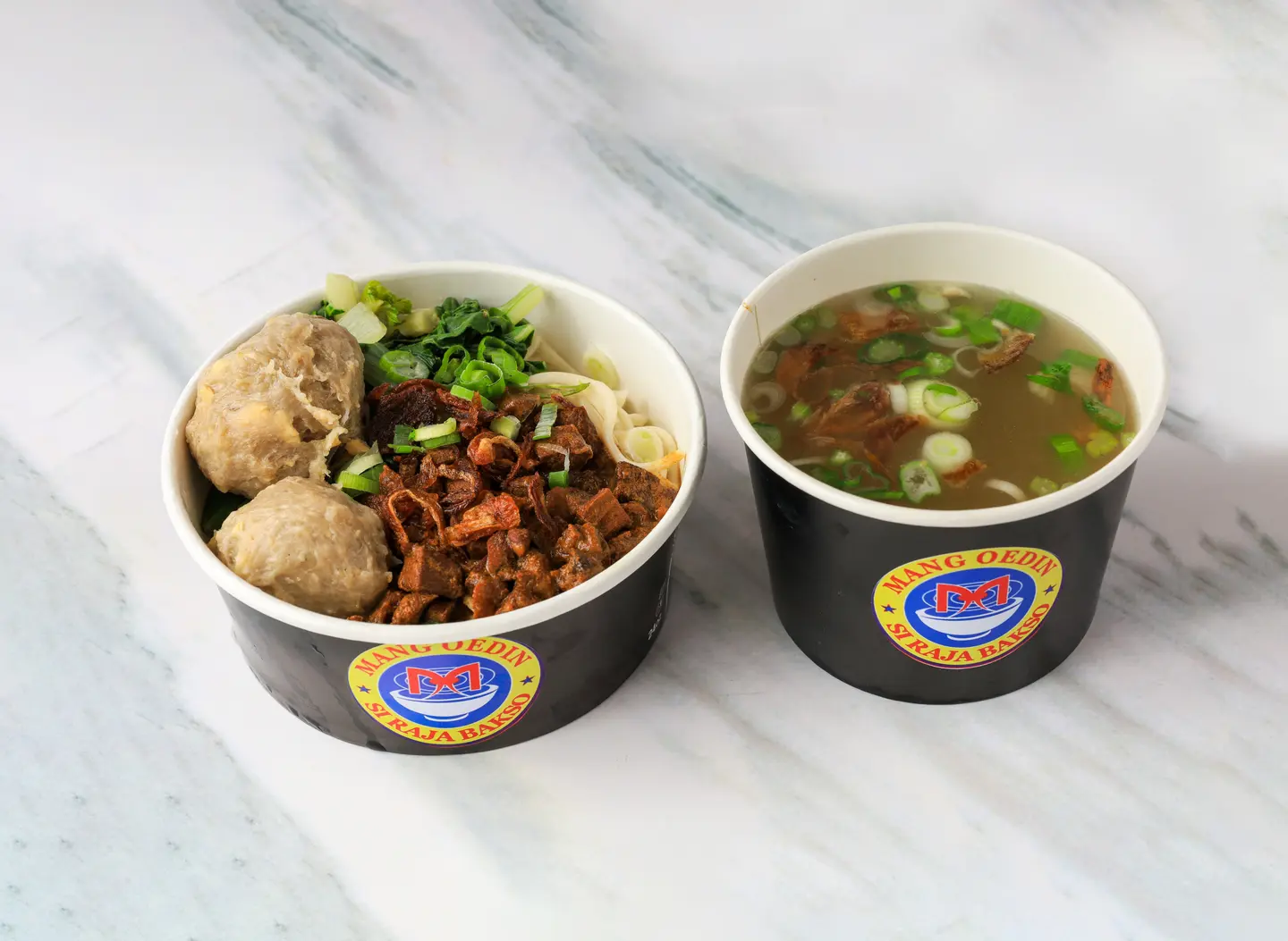 Chicken Noodles Tendon Meatballs (Mie Ayam Bakso Urat) - Regular