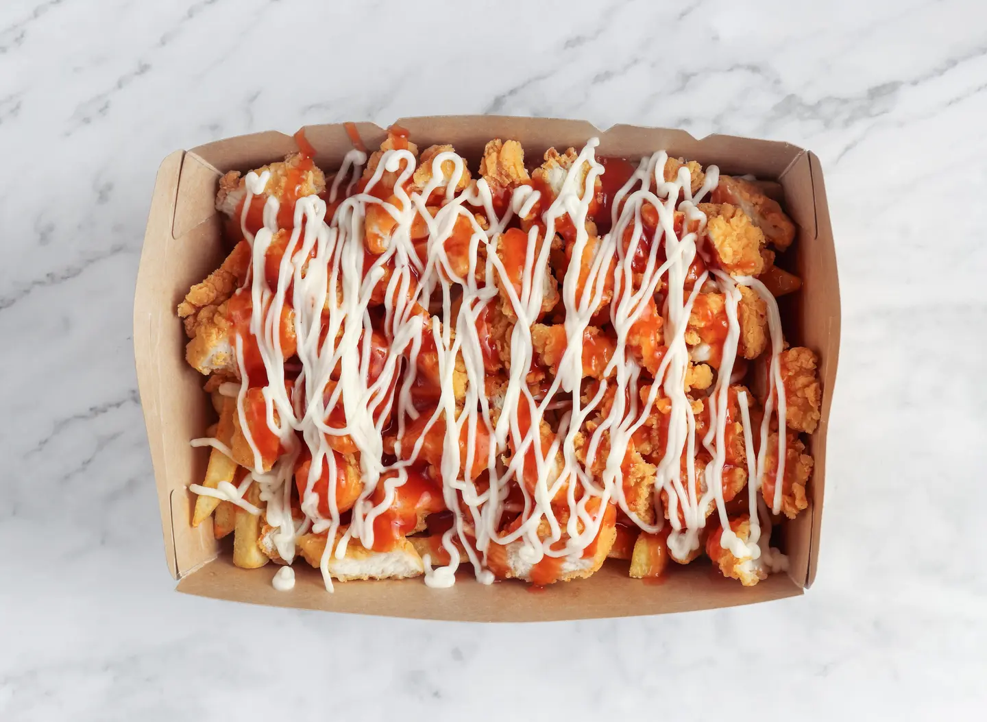 تشكن فرايز - وسط